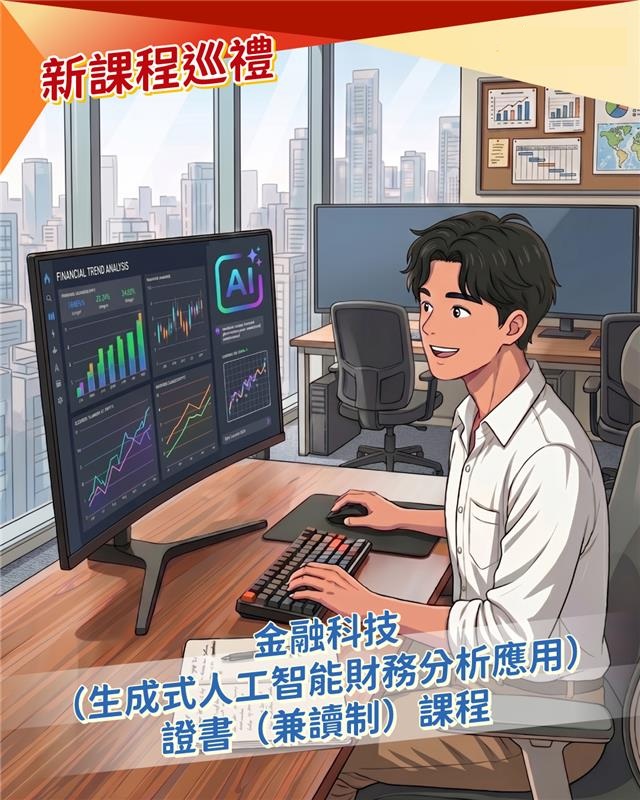 金融科技（生成式人工智能財務分析應用）證書（兼讀制）課程