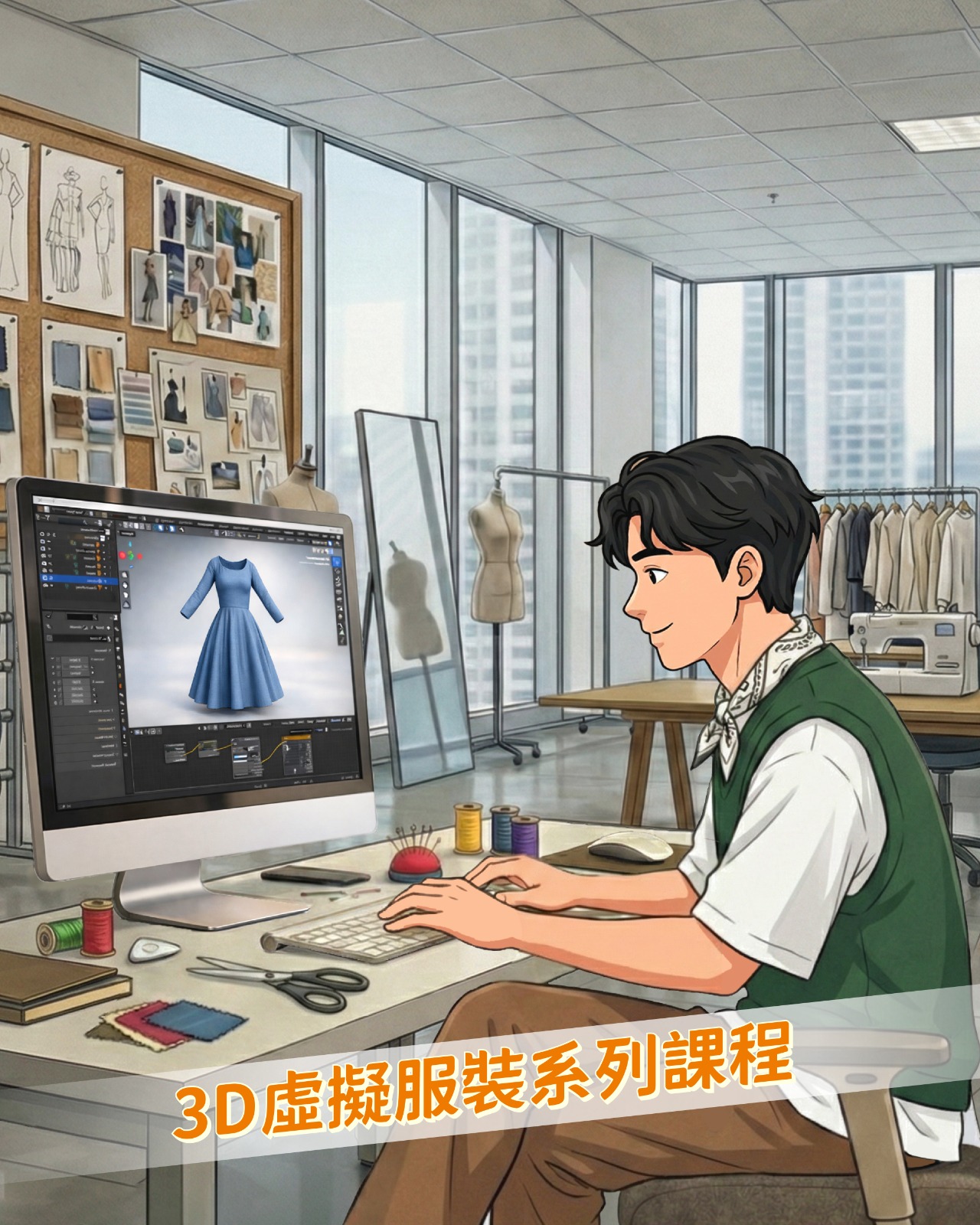 3D虛擬服裝系列課程